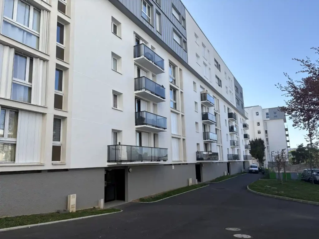 Vue générale du projet de surélévation bois de la Vallée aux Renards.