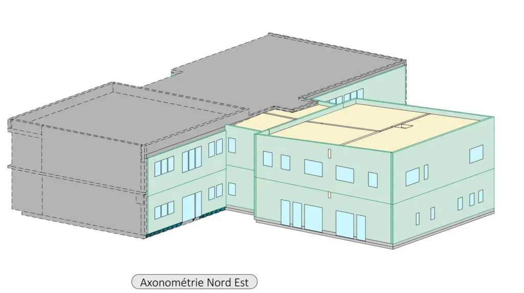 Vue en plan de la future crèche de 1 050 m².